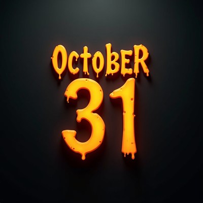 October 31 is a popular date for celebrating halloween