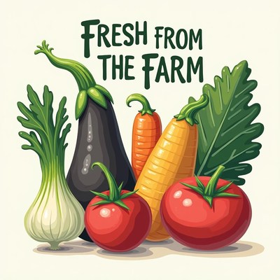 Fresh vegetables from the farm