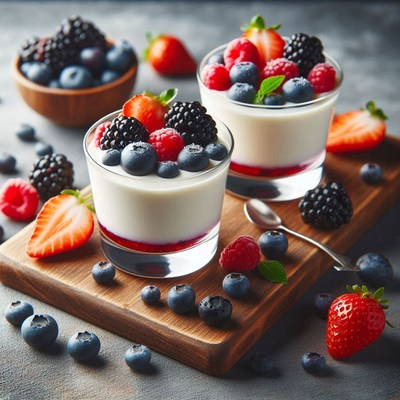 Berry yogurt parfaits, a refreshing summer treat