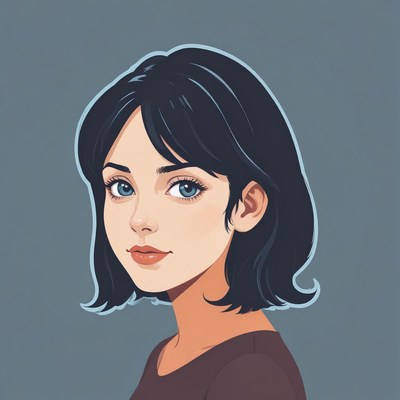 A woman with short black hair smiles