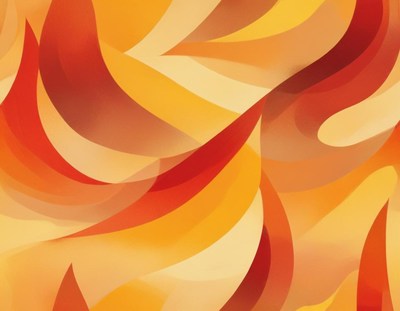 Abstract orange and yellow background