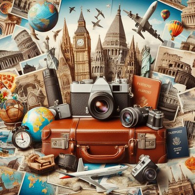 A suitcase full of travel memories