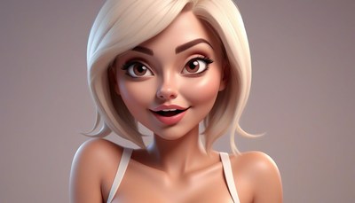 A smiling woman with blonde hair poses for a photo