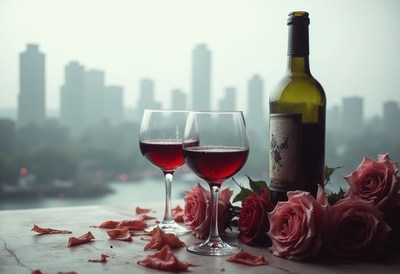 Wine, roses, and romance in the city