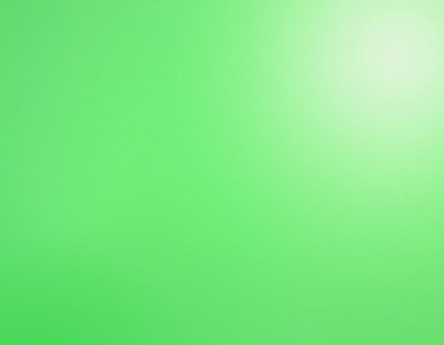 Bright green background with soft light effects