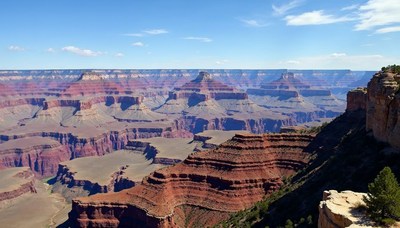 Stunning view of grand canyon at midday