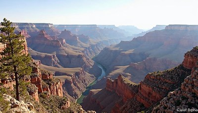 Breathtaking view of grand canyon at sunset