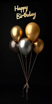 Celebrate a birthday with elegant balloons and decor