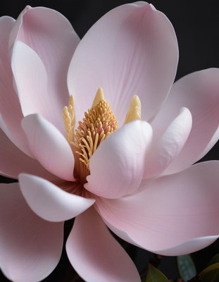 Beautiful magnolia blossom during springtime