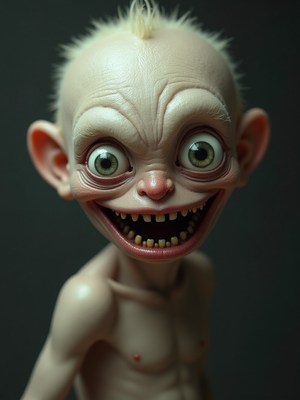 Distinctive character design with bold features