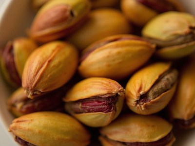Pistachio nuts in a bowl ready for a healthy snack