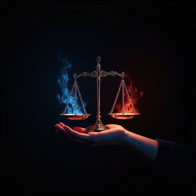 Balancing fire and ice in a symbolic representation