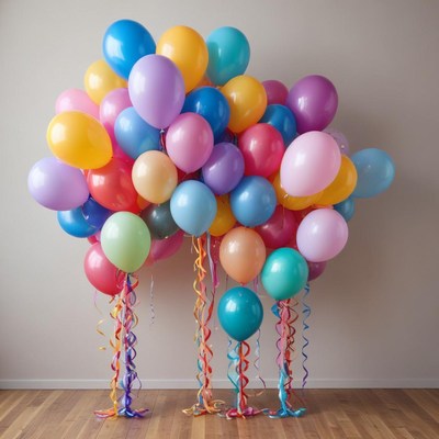 Balloons add festivity to celebrations