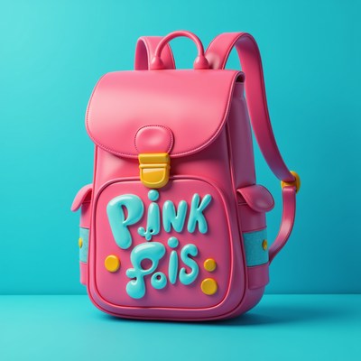 Colorful playful backpack brings joy to everyday adventures