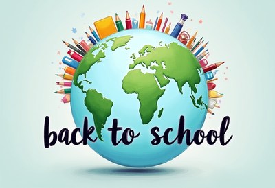 Creative design celebrating back to school season