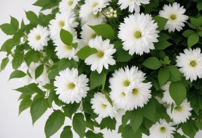 White daisies in full bloom creating a vibrant display