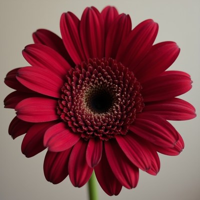 Vibrant red flower with intricate petals and center detail