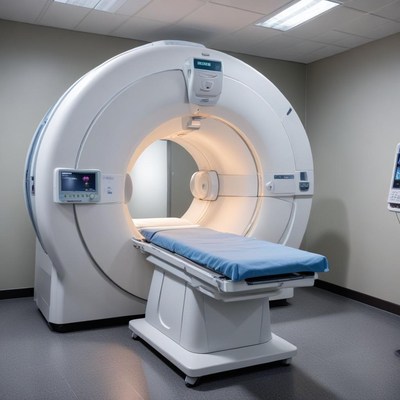 Advanced mri machine in a modern medical facility