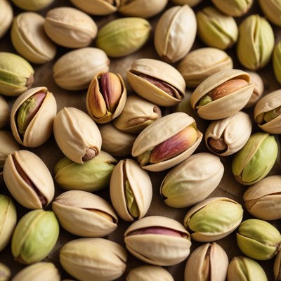 Pistachios in various shells for culinary delight