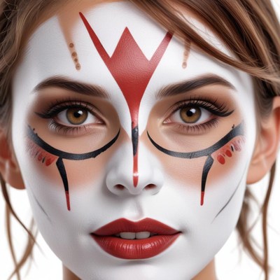 Warrior paint boosts beauty and strength in battle