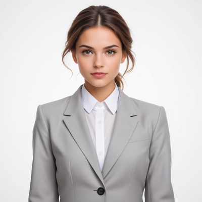 Confident businesswoman in professional attire