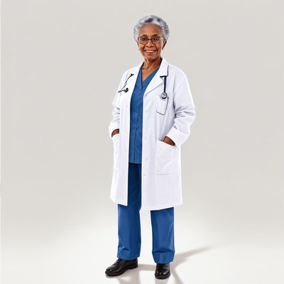 Dedicated healthcare professional in a medical setting