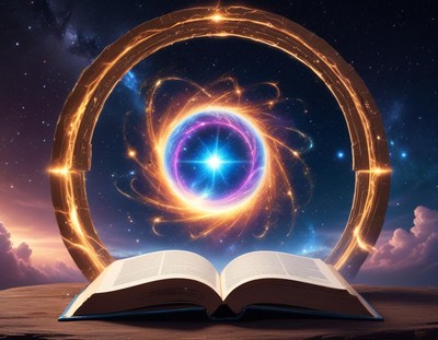 Exploring a cosmic portal through an open book
