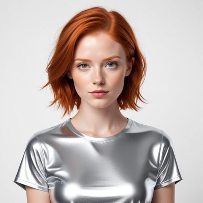 Confidently stylish in metallic fashion