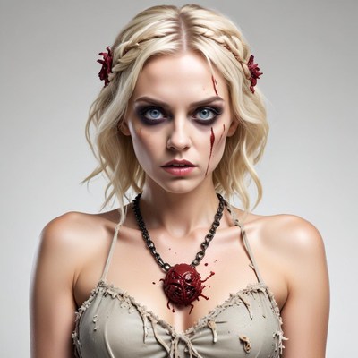 Haunting beauty in a macabre setting captures attention