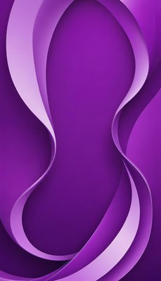 Swirling purple design with smooth lines and curves