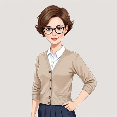 Professional woman in casual attire