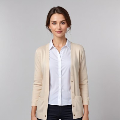 Woman dressed in formal attire