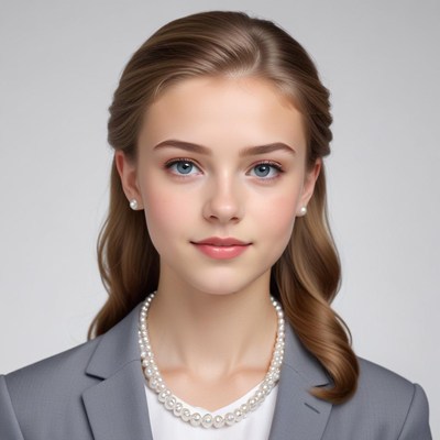 Professional woman in formal attire