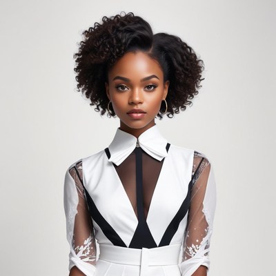 Elegant portrait of a confident woman