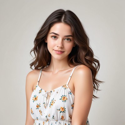 Portrait of a smiling young woman