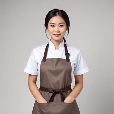 Confident chef in a kitchen