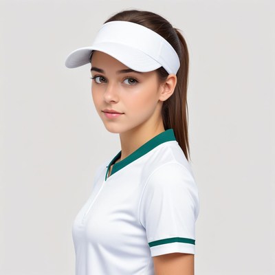 Young athlete preparing for competition