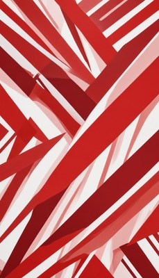 Abstract red stripes art design