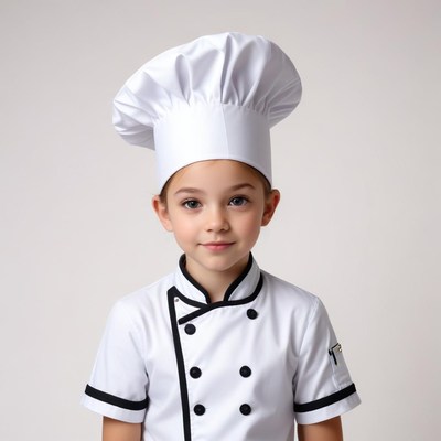 Young chef ready to cook