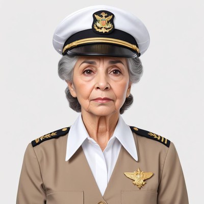 Senior officer in uniform