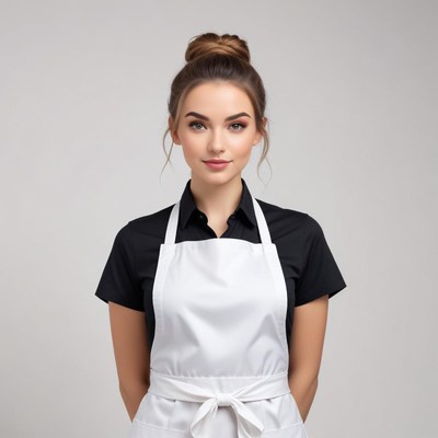 Young woman in professional attire