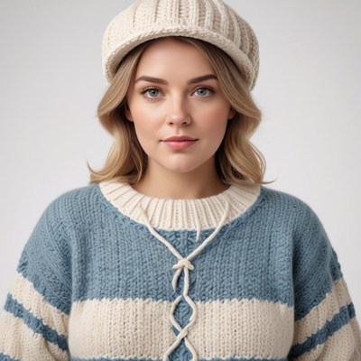 Cozy fashion in soft colors