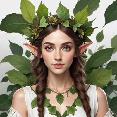 Enchanted forest elf portrait session