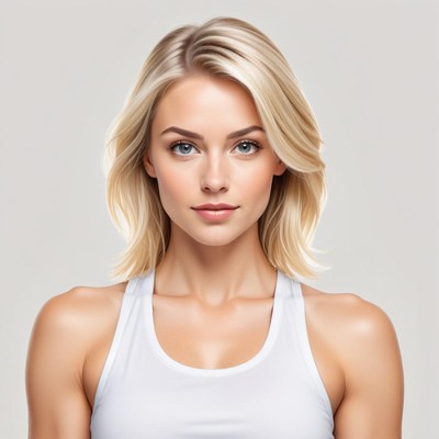 Confident portrait of a young woman