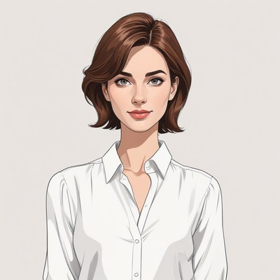 Professional woman in white shirt