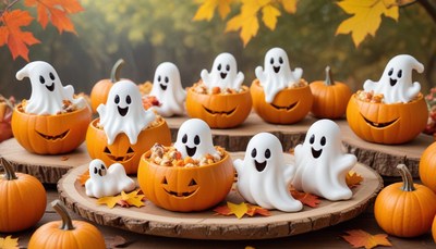 Ghostly treats for halloween celebration