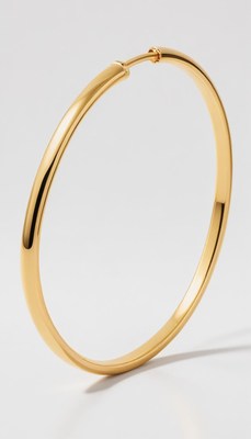 Elegant gold hoop earrings for stylish look