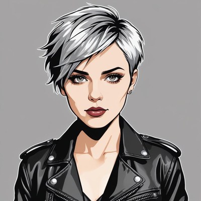 Stylish portrait of a woman