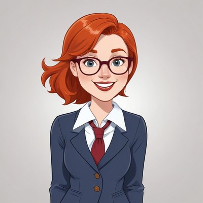 Smiling woman in business attire