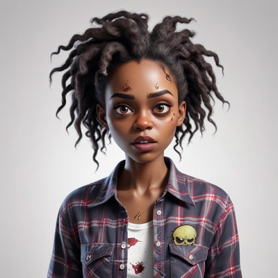 Portrait of a young woman